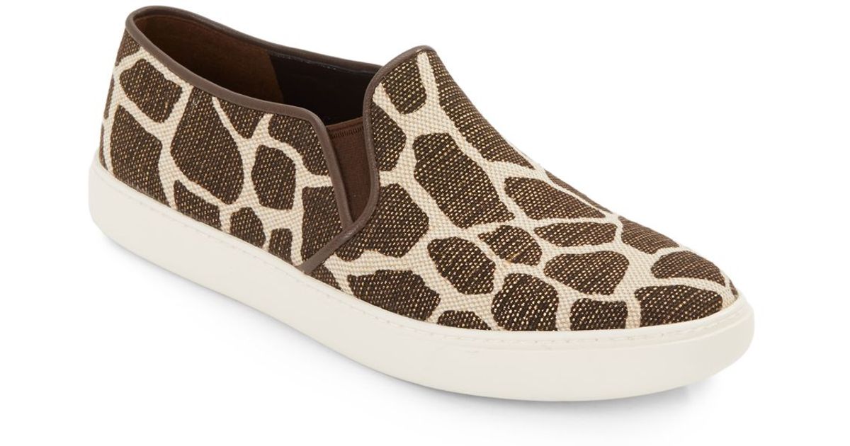 giraffe print sneakers