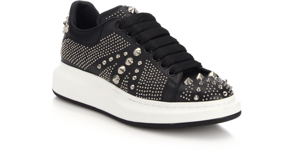 Alexander McQueen Studded Leather Low 