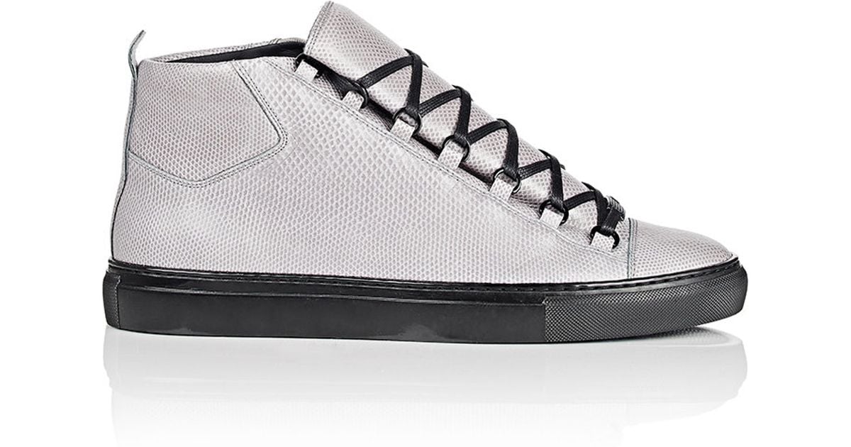 balenciaga grey high tops