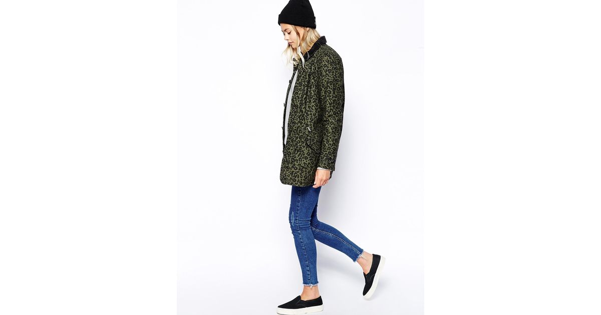 Carhartt Trench Coat With All Over 