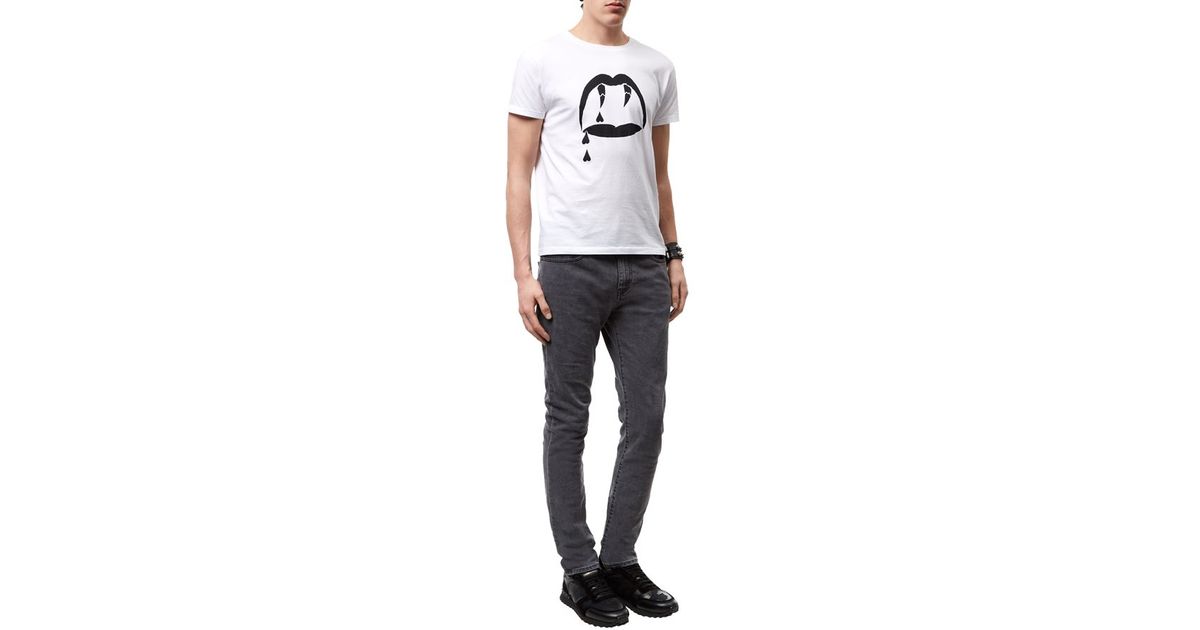 saint laurent vampire t shirt
