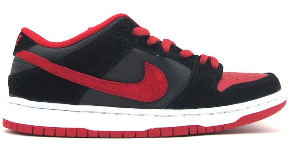 sb dunk bred