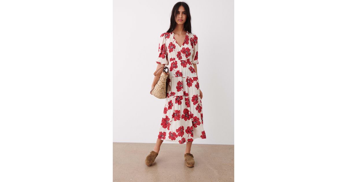 Ba&sh Synthetic Dress Kory in Red | Lyst