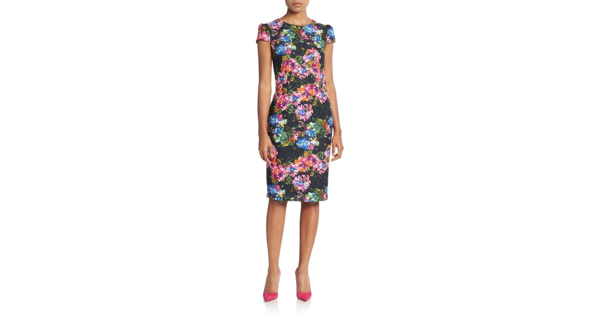Betsey Johnson Floral Sheath Dress