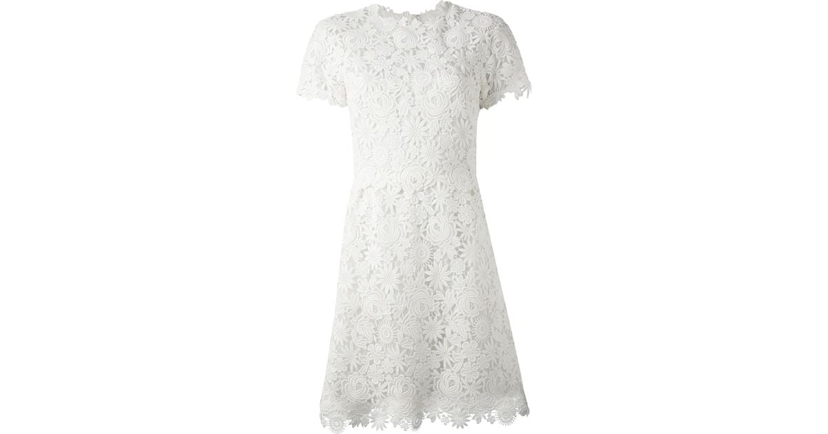 Valentino Lace Dress in White Lyst