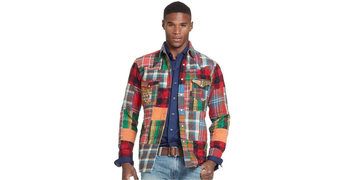 polo flannel jacket