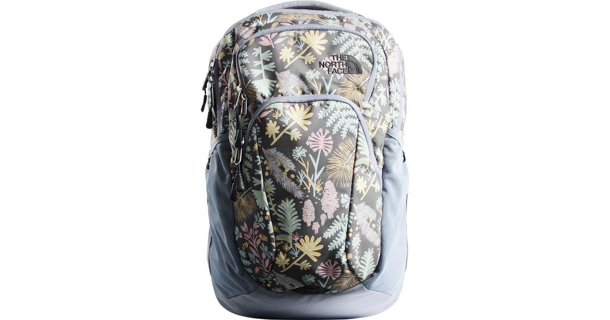 north face backpack floral