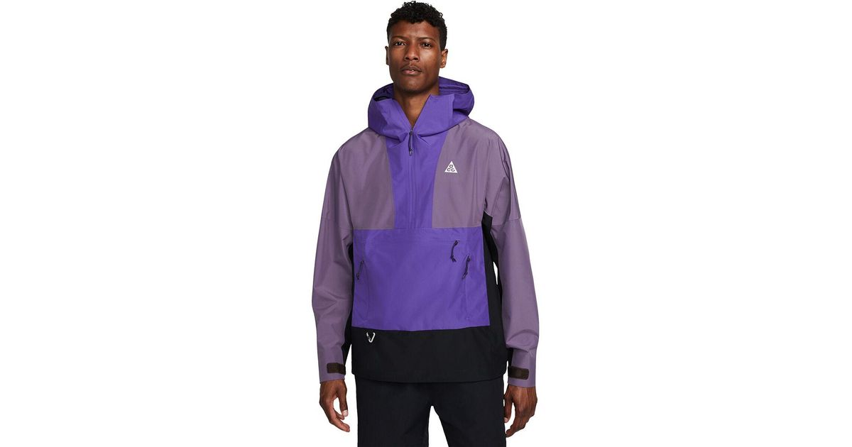 Nike Acg Storm-fit Adv Cascade Rains Jacket in Purple for Men | Lyst