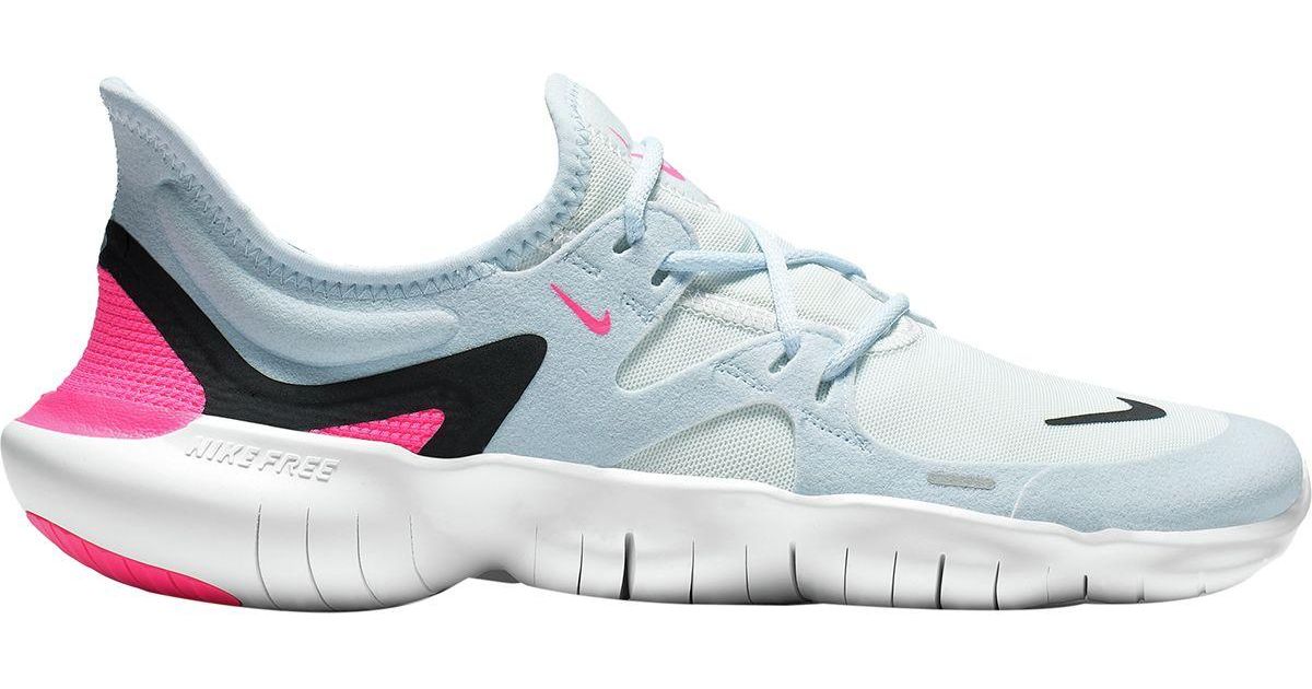 Nike Rubber Free Run 5.0 Running Shoe in Blue - Lyst