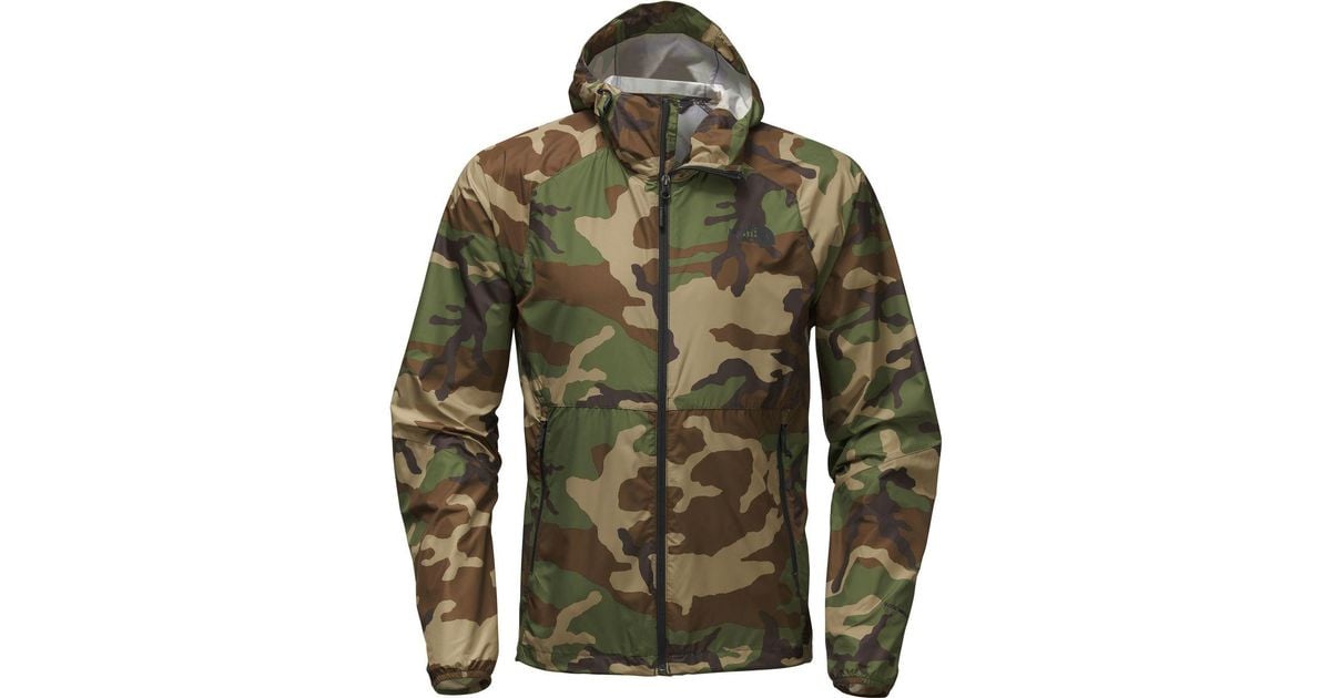 the north face flyweight camo jacket