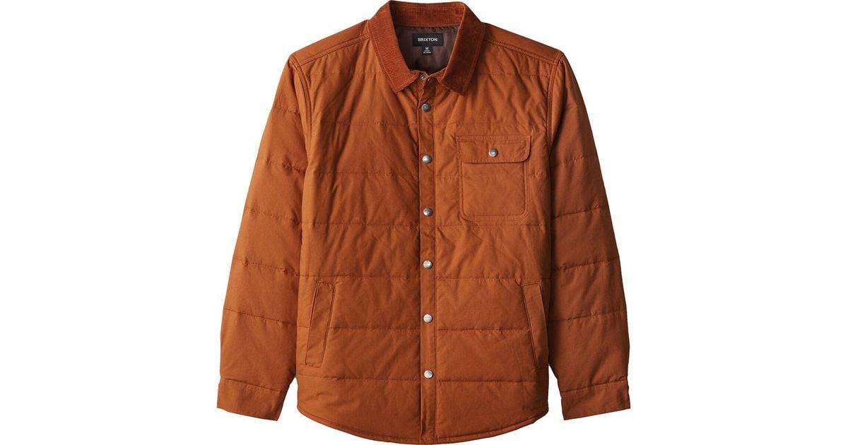 brixton cass jacket copper