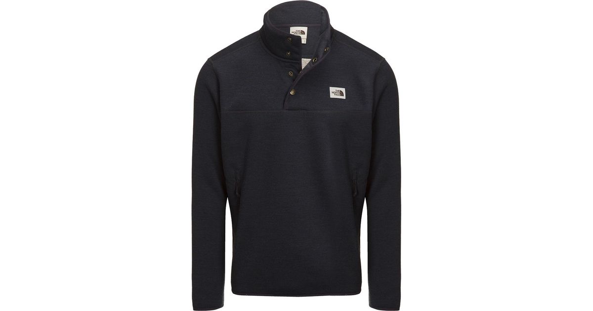 The North Face Sherpa Patrol 1/4-snap Fleece Pullover Jacket in Black ...
