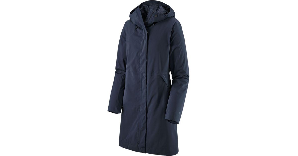 Patagonia Synthetic Yosemite Falls Trench Coat in Blue - Lyst