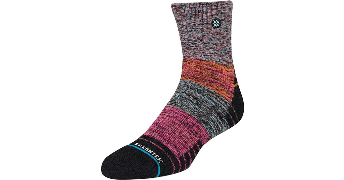 Stance Crossing Paths Quarter Hiking Sock in Gray for Men Lyst