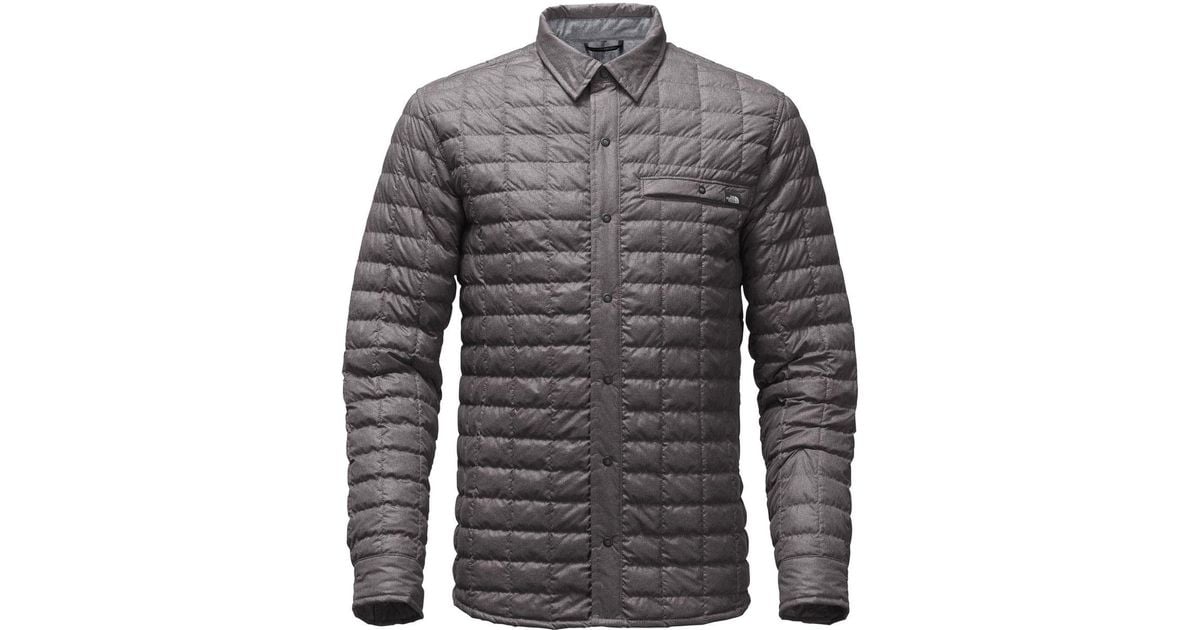the north face reyes thermoball shirt jacket