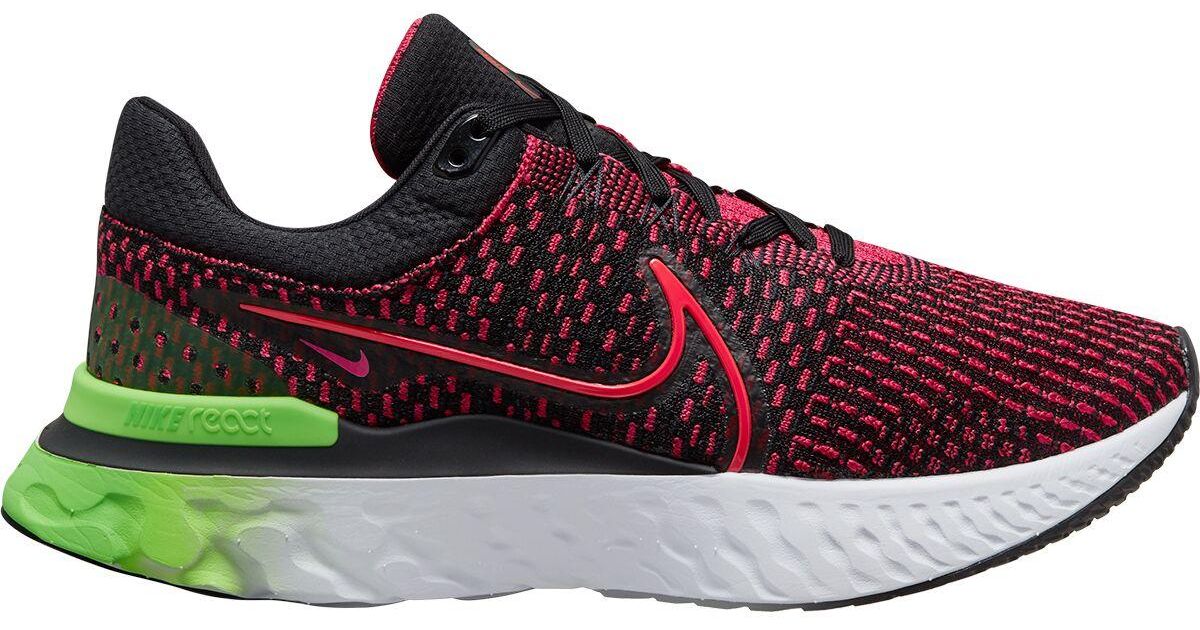 Nike Rubber React Infinity Run Fk 3 Shoe in Red for Men | Lyst