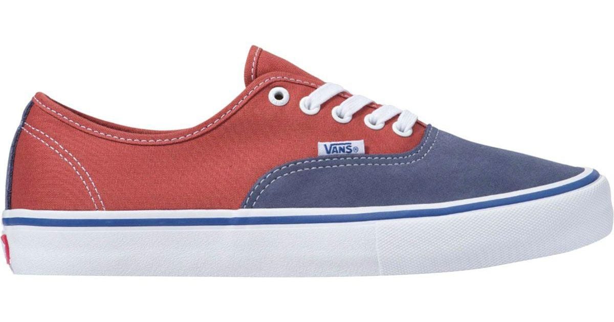 vans authentic pro red
