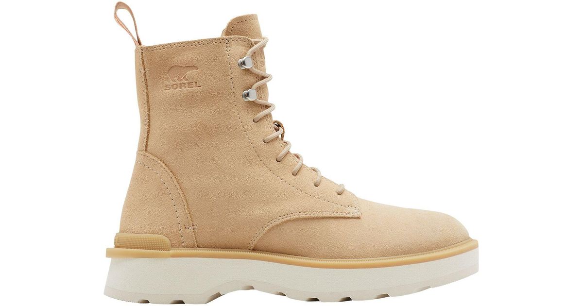 Sorel Hiline Lace Boot in Natural Lyst