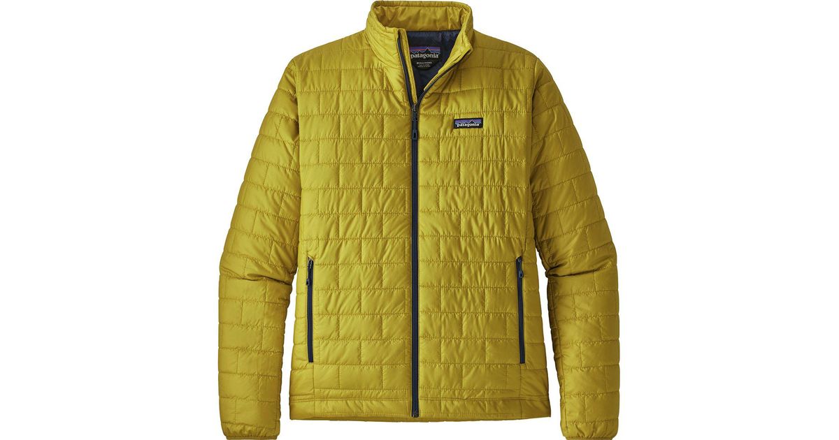 patagonia nano puff textile green