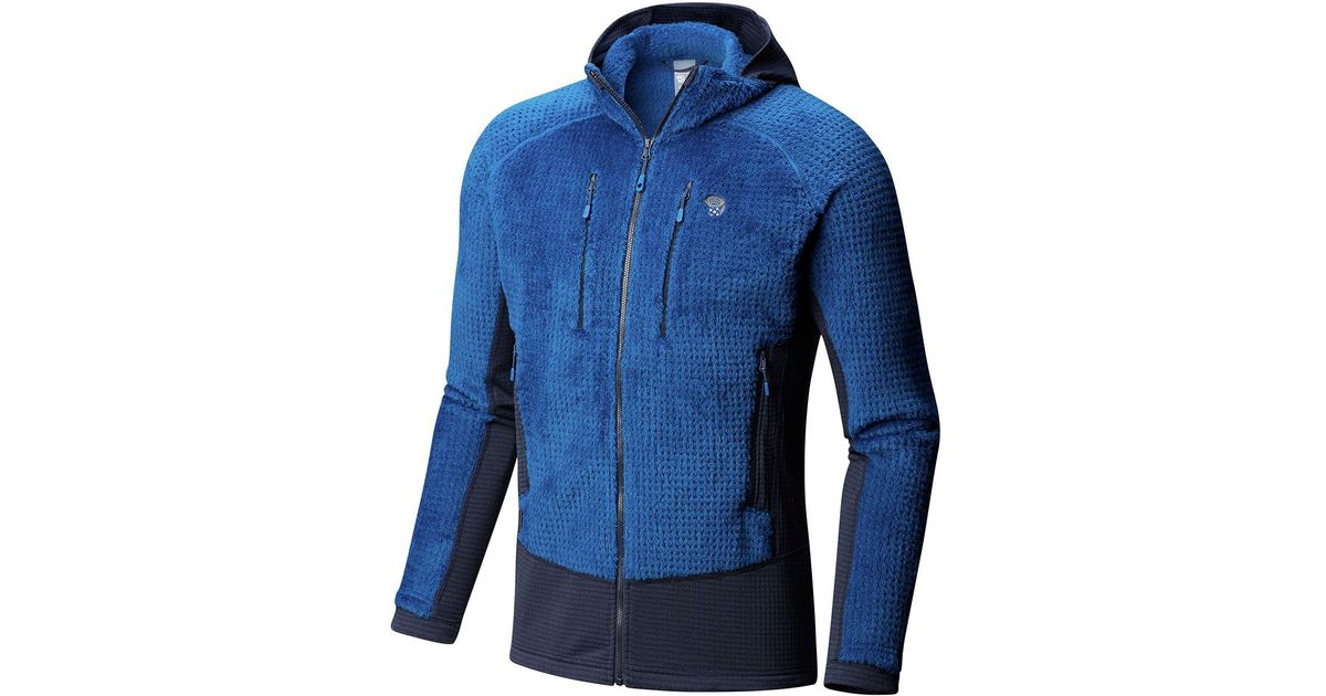 monkey man grid hooded jacket