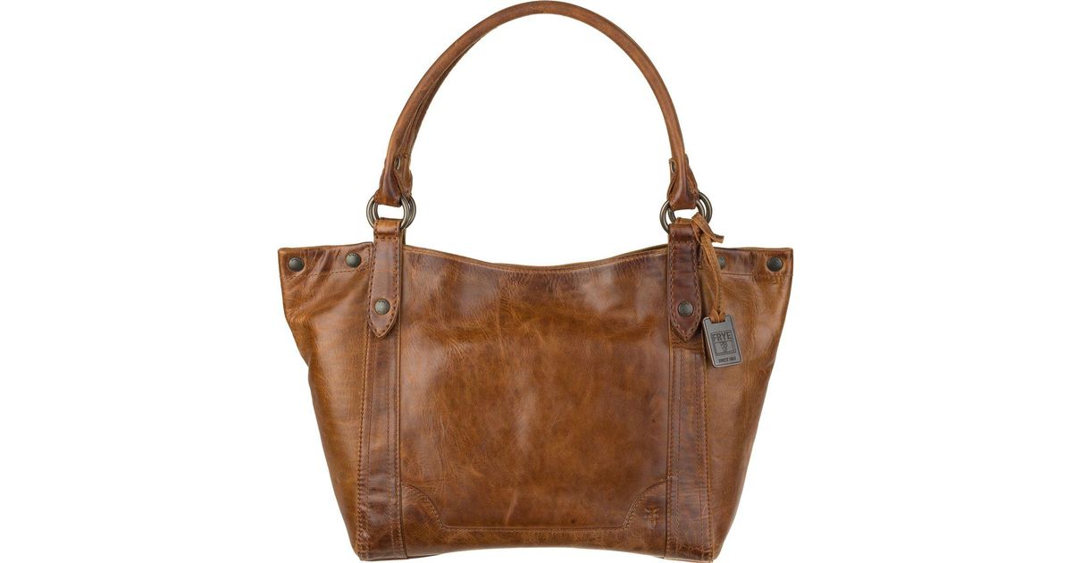 frye melissa shoulder bag cognac