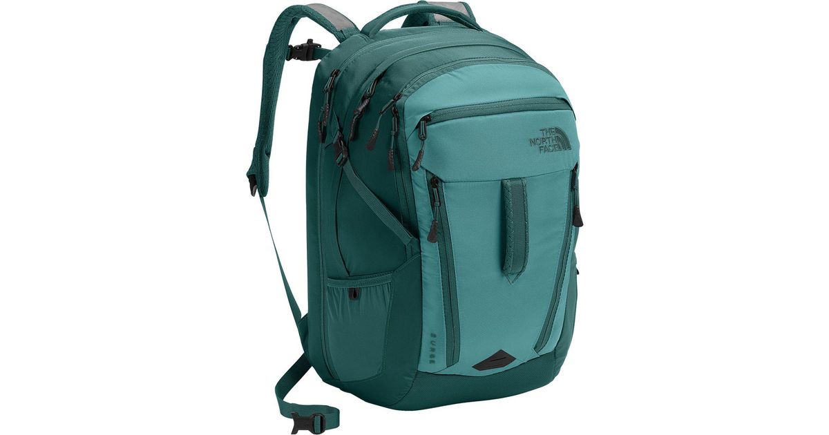 north face surge green