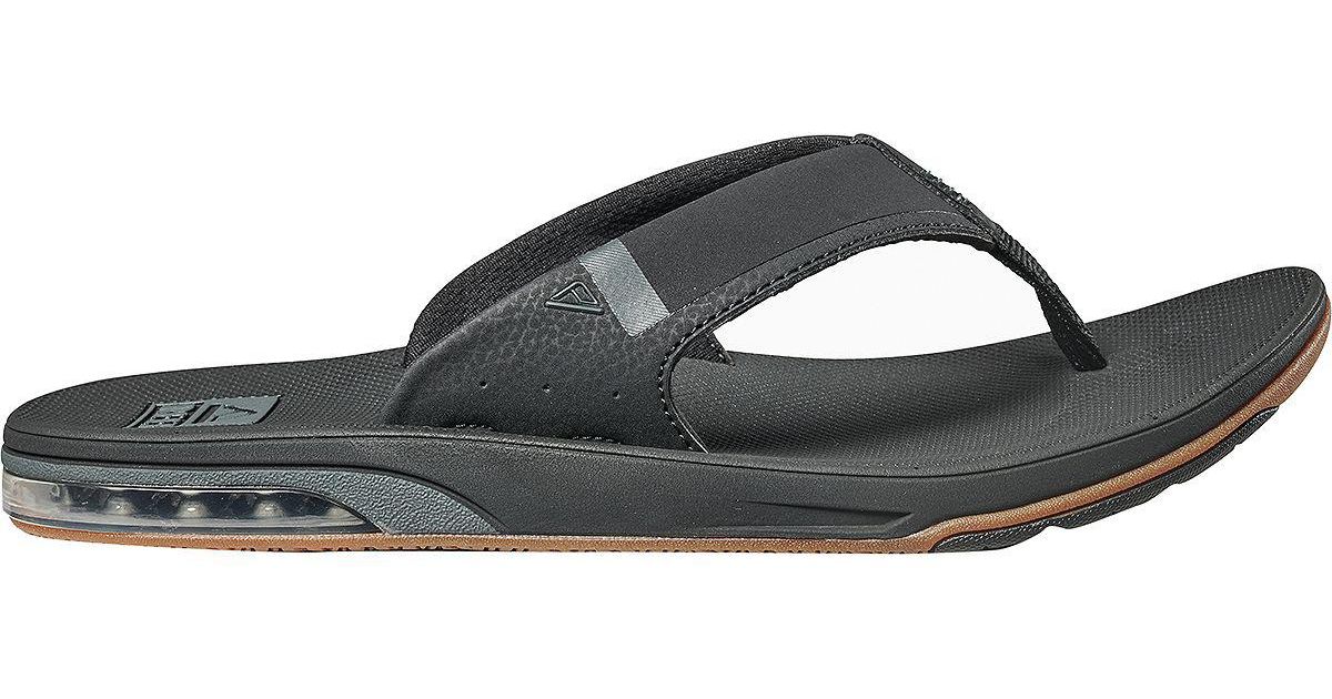 mens reef black flip flops