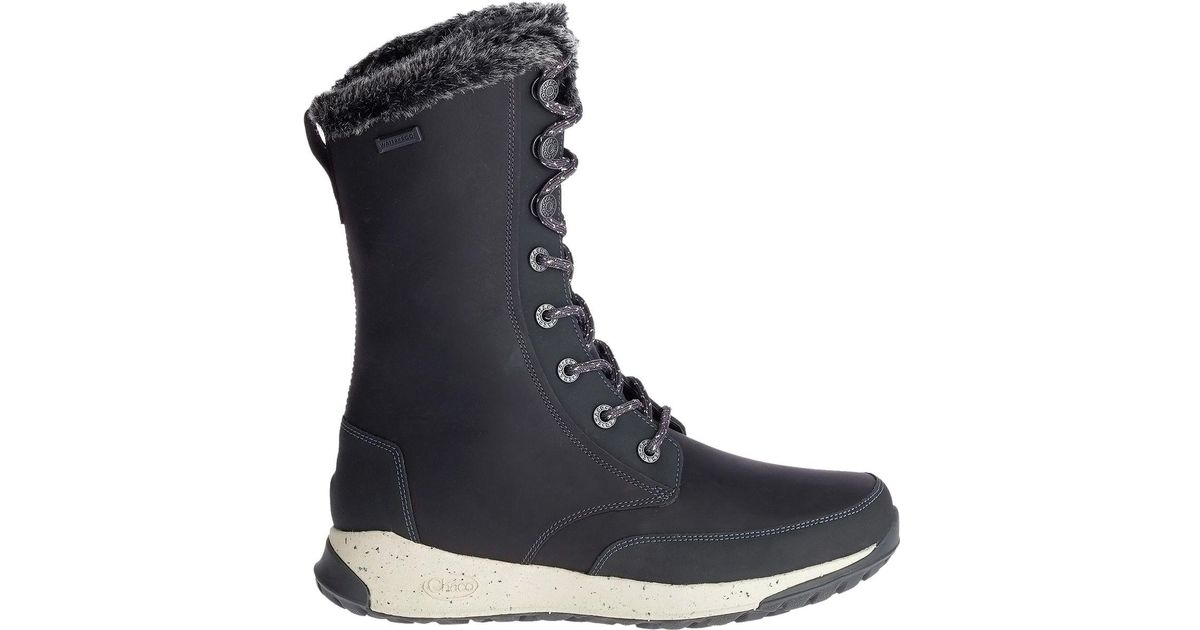 Chaco Borealis Tall Waterproof Boot in Black - Lyst