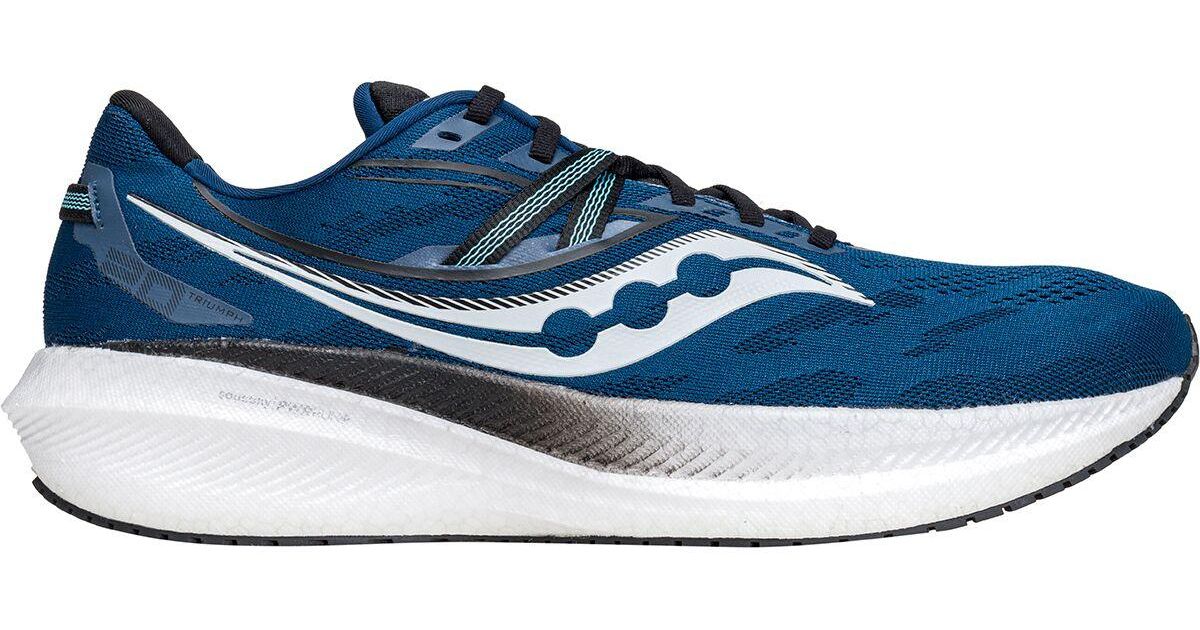 Saucony Triumph 20 Running Shoe in Blue for Men | Lyst
