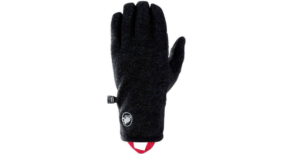Mammut Leather Passion Light Glove in Black Melange (Black) for Men - Lyst