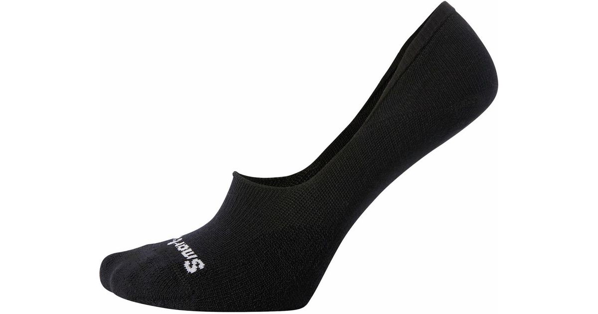 Smartwool Wool Cushion Hide & Seek No Show Sock in Black Lyst