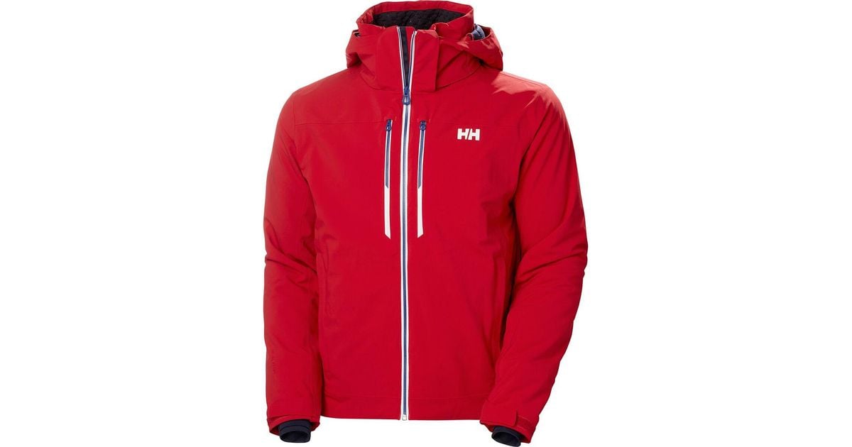 Helly Hansen Alpha Lifaloft Jacket in Red for Men Lyst