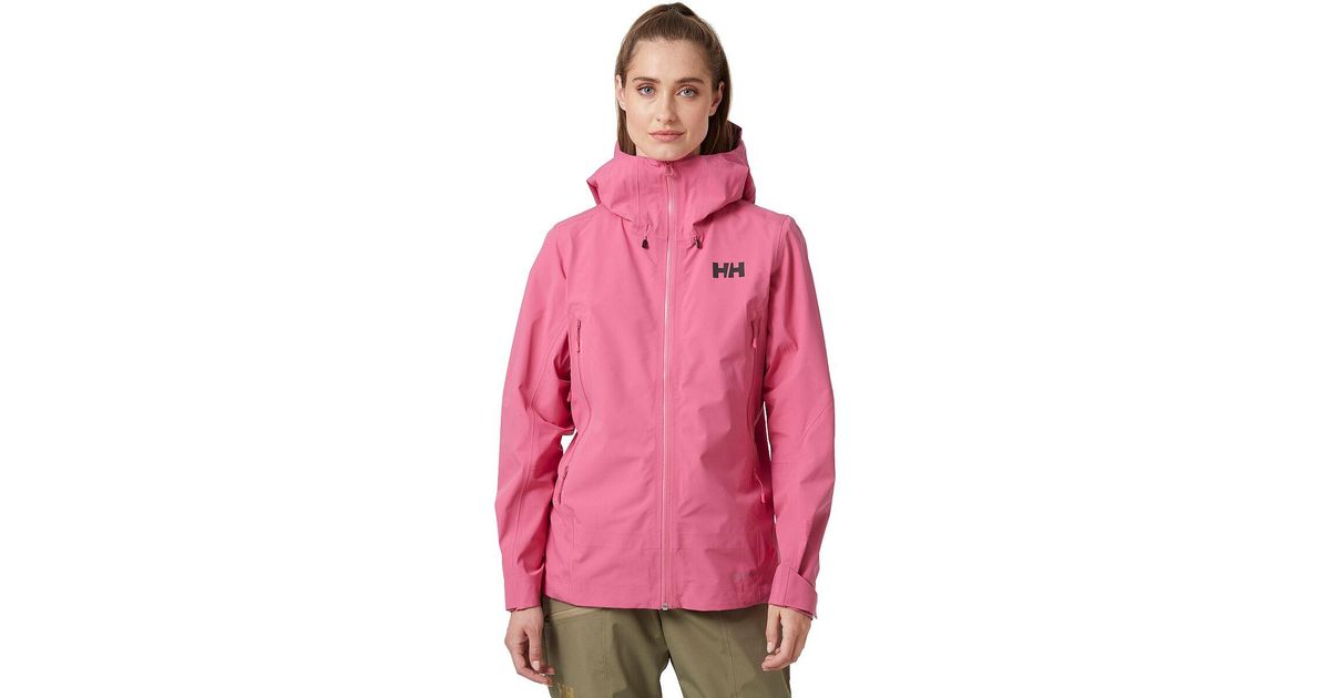Helly Hansen Verglas Infinity Shell Jacket in Pink Lyst