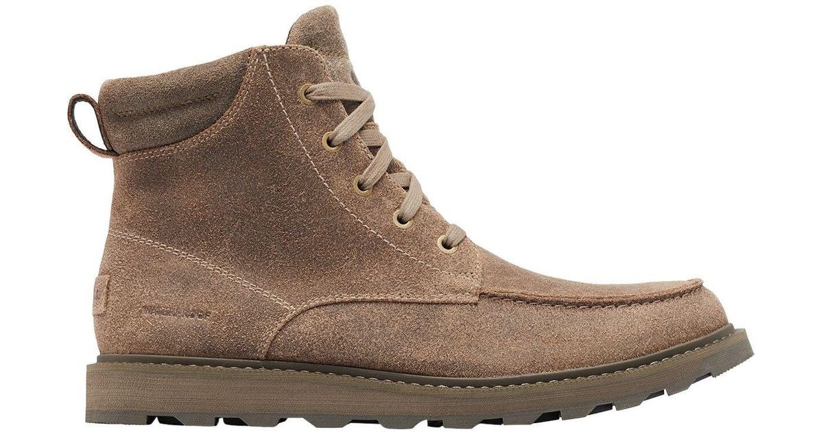 Sorel Madson Ii Moc Toe Wp Boot in Brown for Men | Lyst