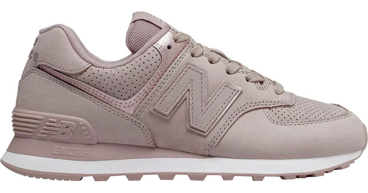 new balance 574 polished nubuck