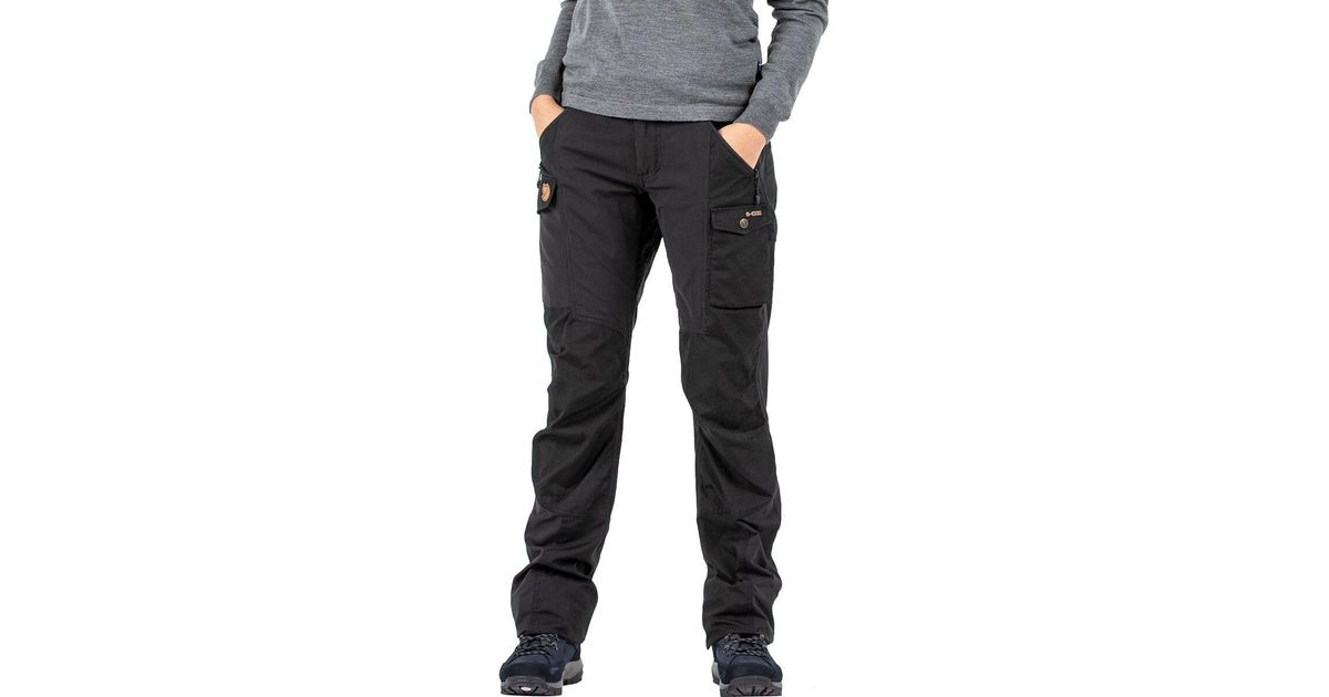 Fjallraven Nikka Curved Trouser in Black | Lyst