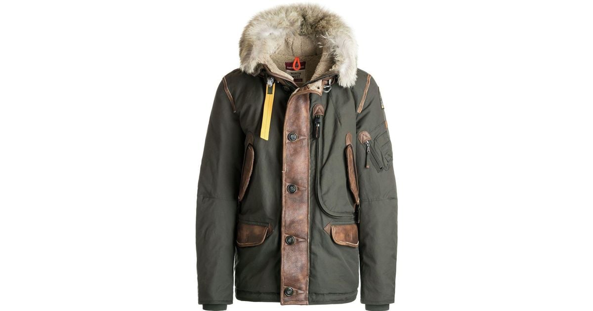 Parajumpers Leather Forrest Down Jacket 
