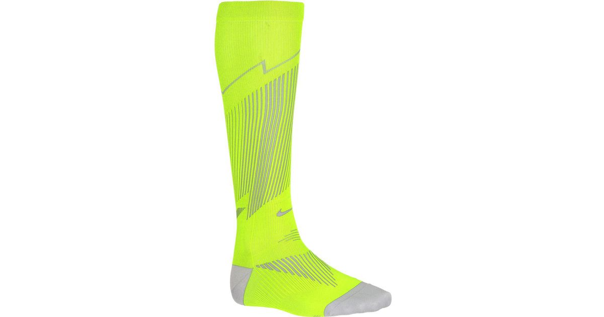 Nike Synthetic Elite Run Hyper Lightweight Compression Socks in Gray for  Men - Lyst