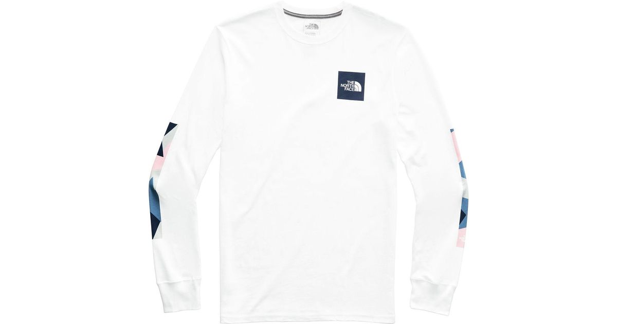 north face white tee