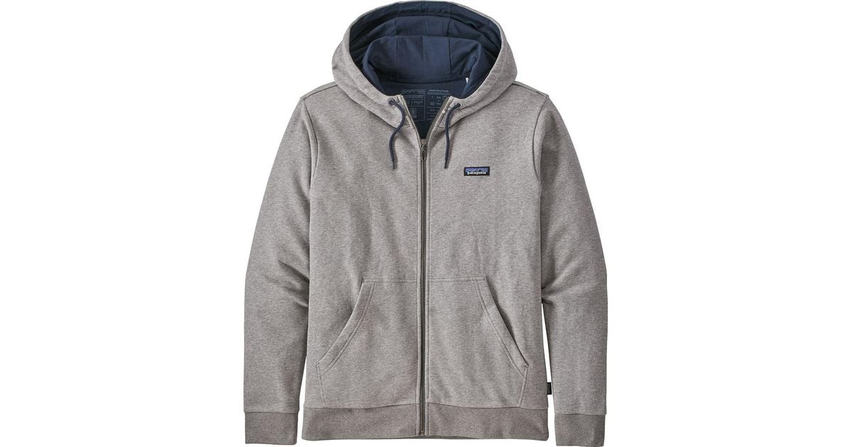Patagonia grey zip up cheap hoodie