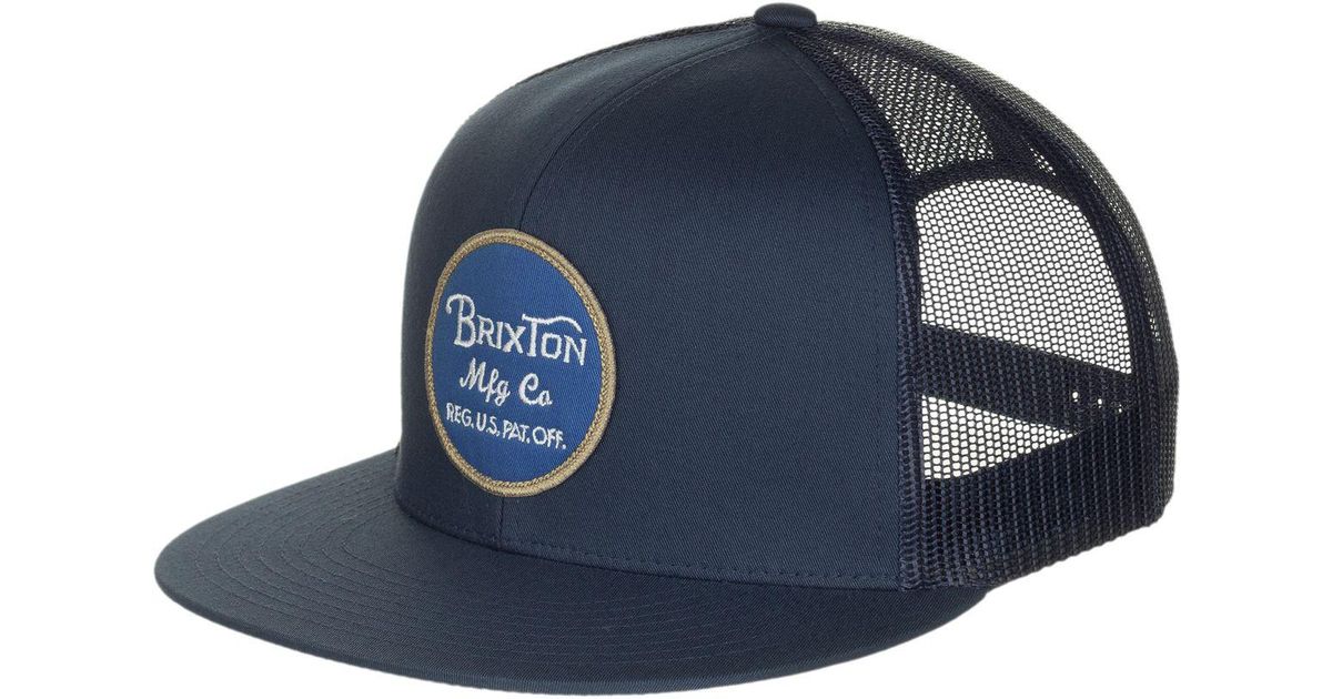 brixton wheeler mesh cap