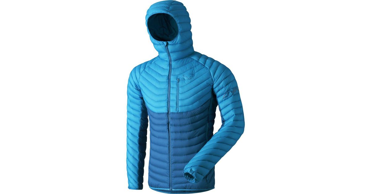 Dynafit Synthetic Radical Down Hooded Jacket in Blue for Men - Lyst