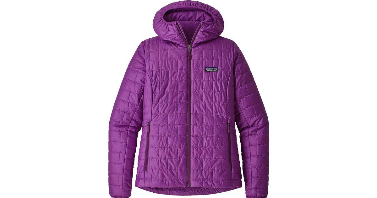 patagonia nano puff ikat purple