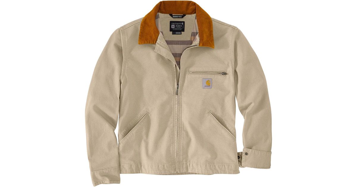 Relaxed Fit Duck Blanket Lined Detroit Jacket www.lyst.com