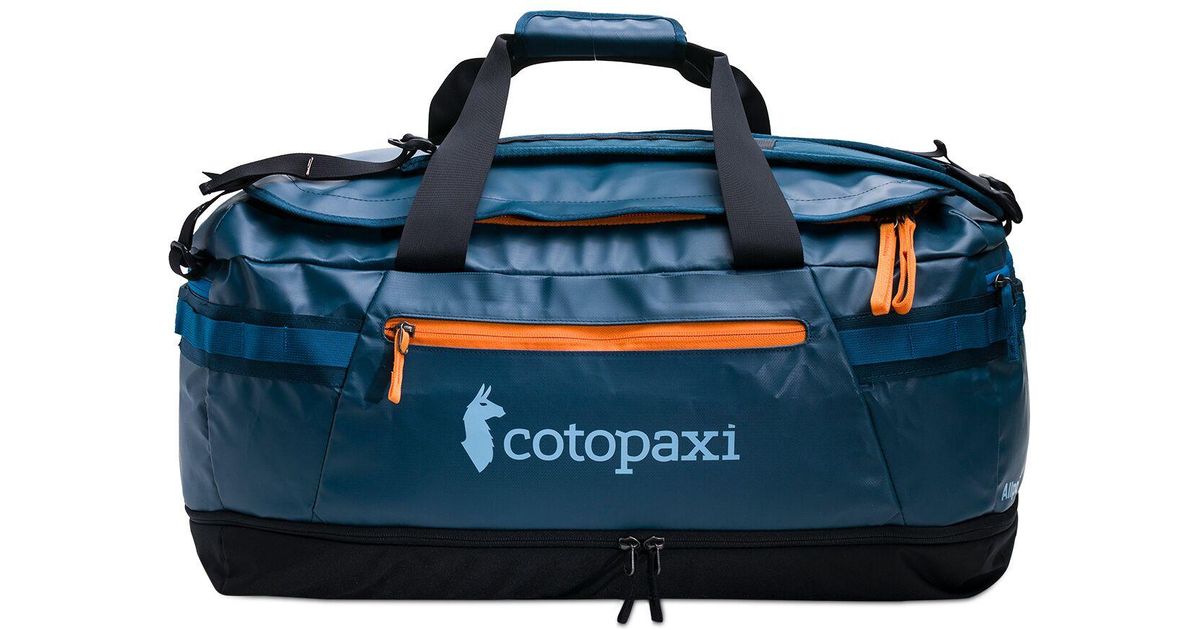 COTOPAXI Allpa Duo 70l Duffel Bag in Blue for Men | Lyst