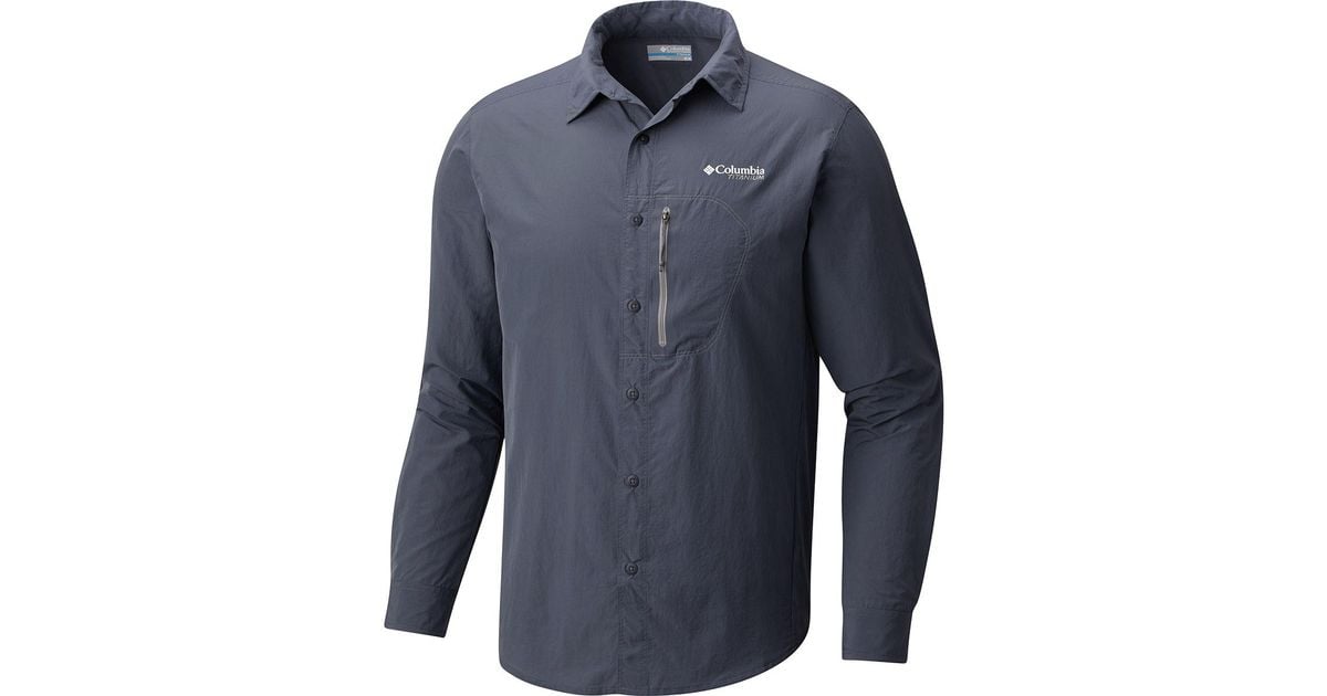 columbia long sleeve hiking shirt
