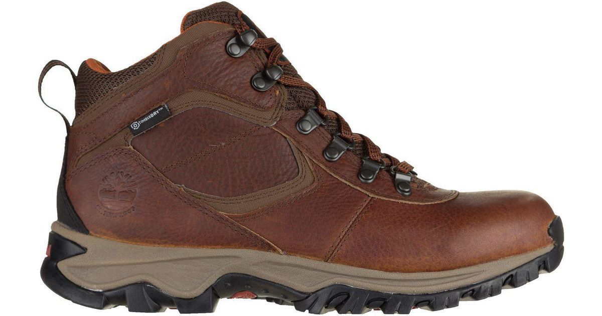 Timberland Leather Mt. Maddsen Mid Waterproof Hiking Boot in Brown for ...