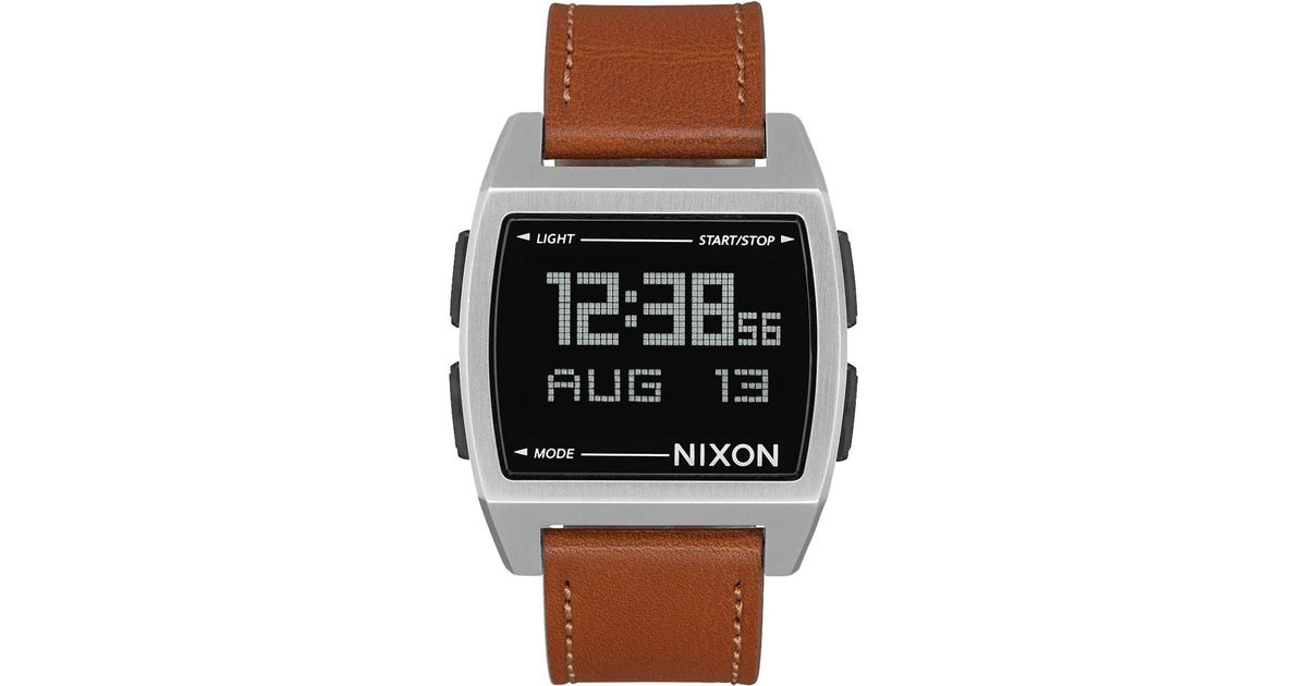 nixon base leather