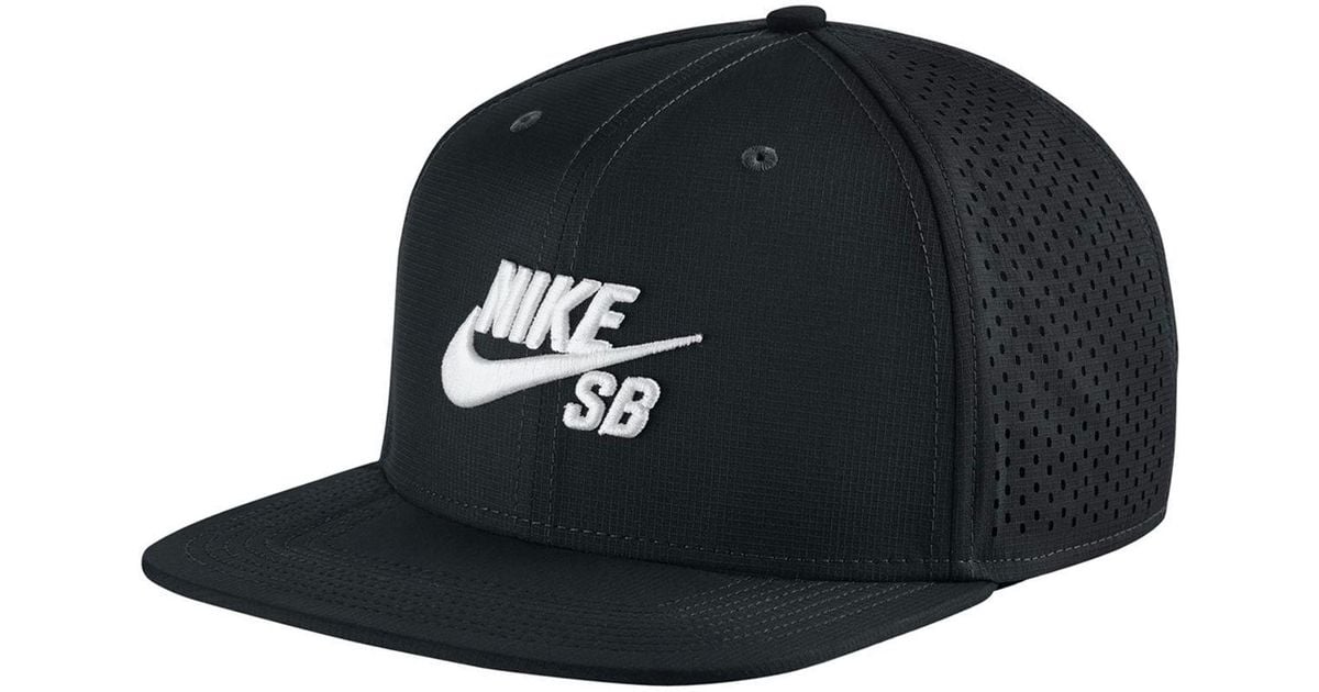 Nike Cotton Sb Aero Pro Cap in Black/Black/Black/White (Black) for Men -  Lyst