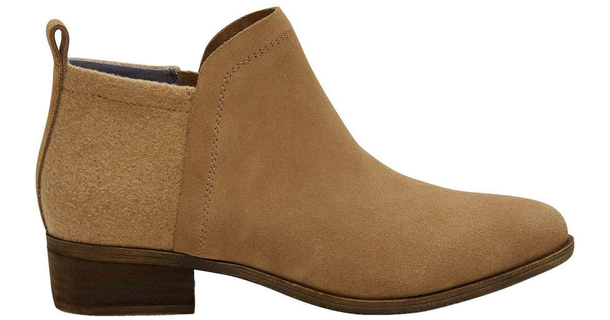 toms deia booties toffee